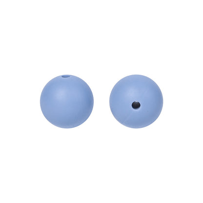 Round solid silicone beads 49