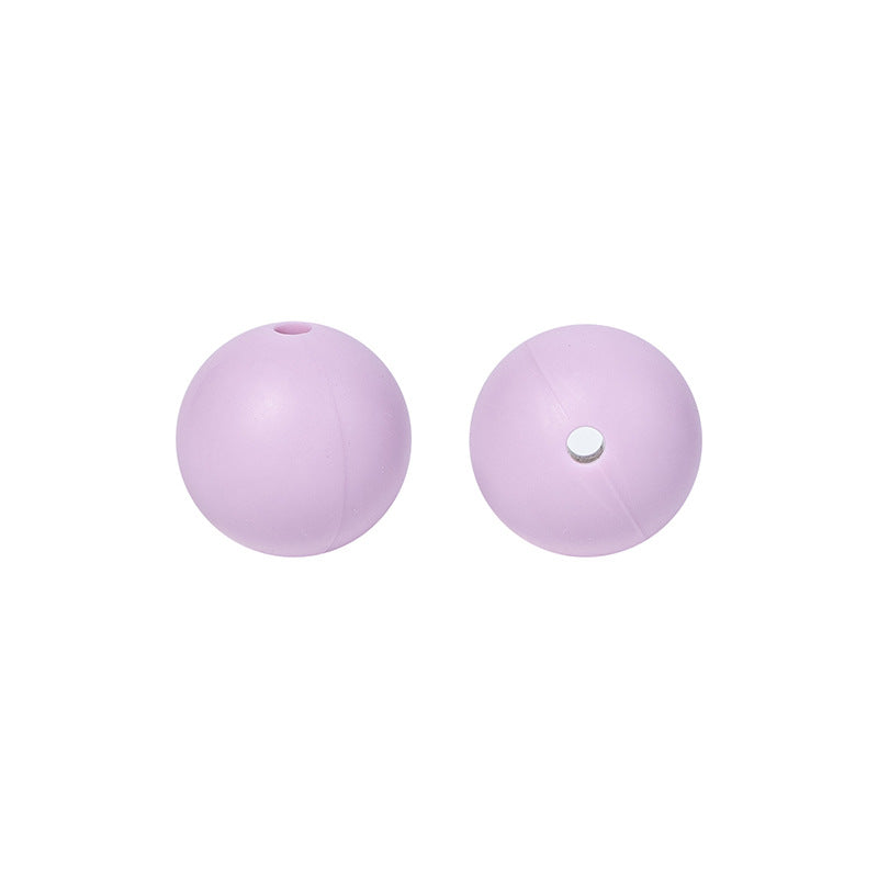 Round solid silicone beads 57