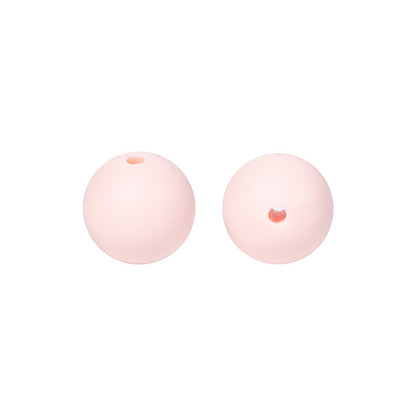 Round solid silicone beads 59