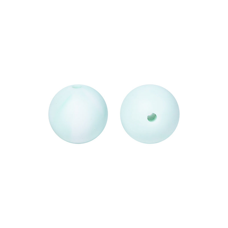 Round solid silicone beads 60