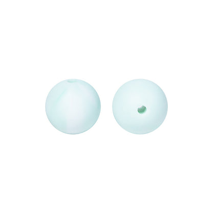 Round solid silicone beads 60