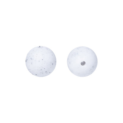 Round solid silicone beads 64