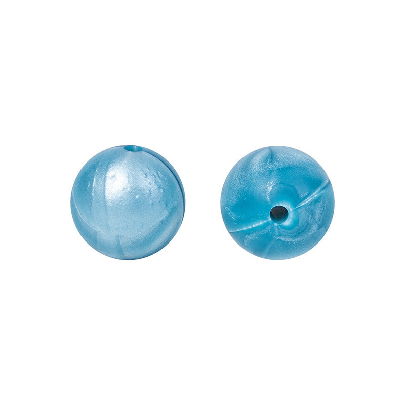 Round solid silicone beads 66