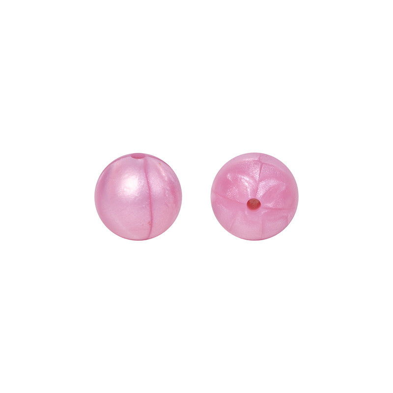 Round solid silicone beads 67