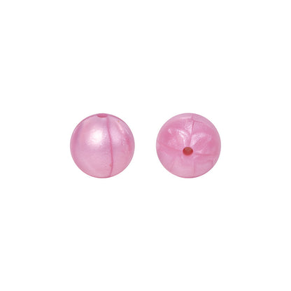 Round solid silicone beads 67