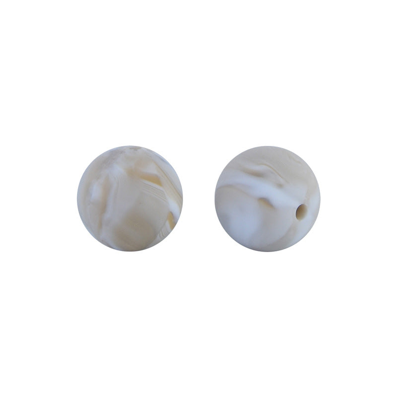 Round solid silicone beads 69