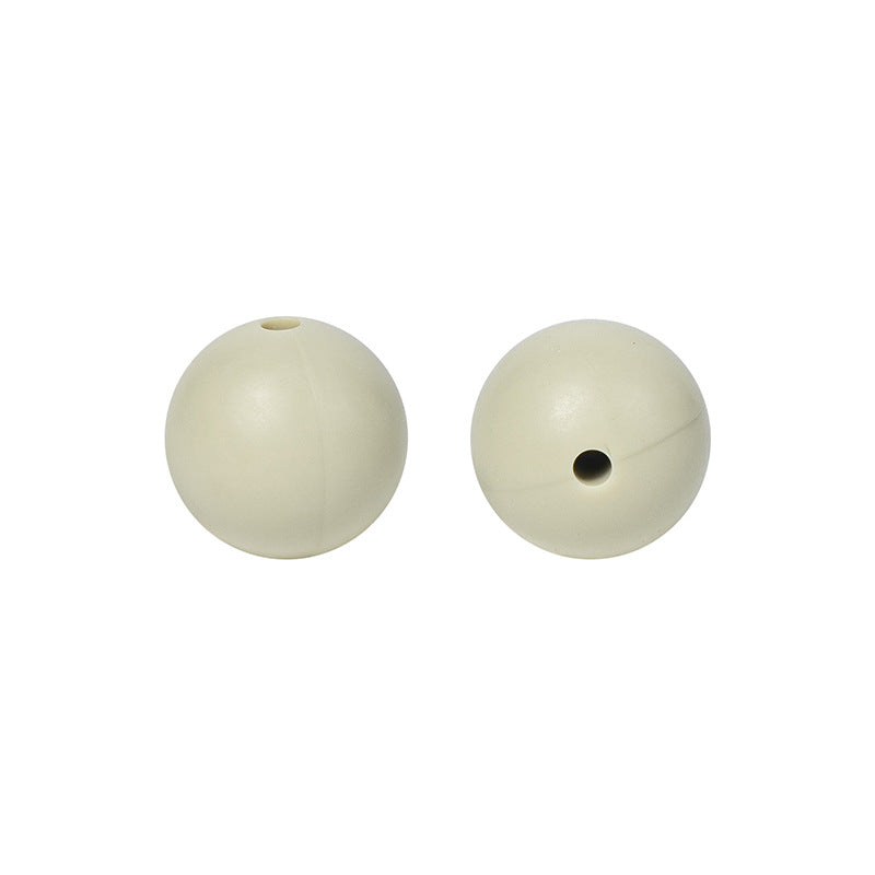 Round solid silicone beads 70