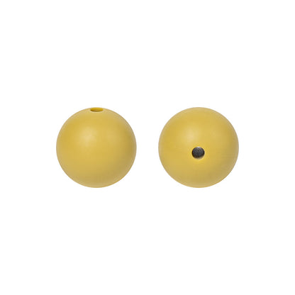 Round solid silicone beads 71