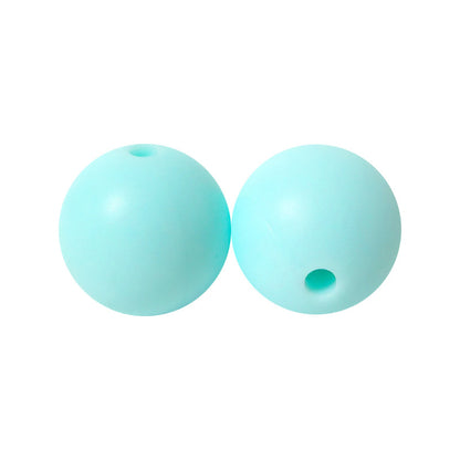 Round solid silicone beads 82