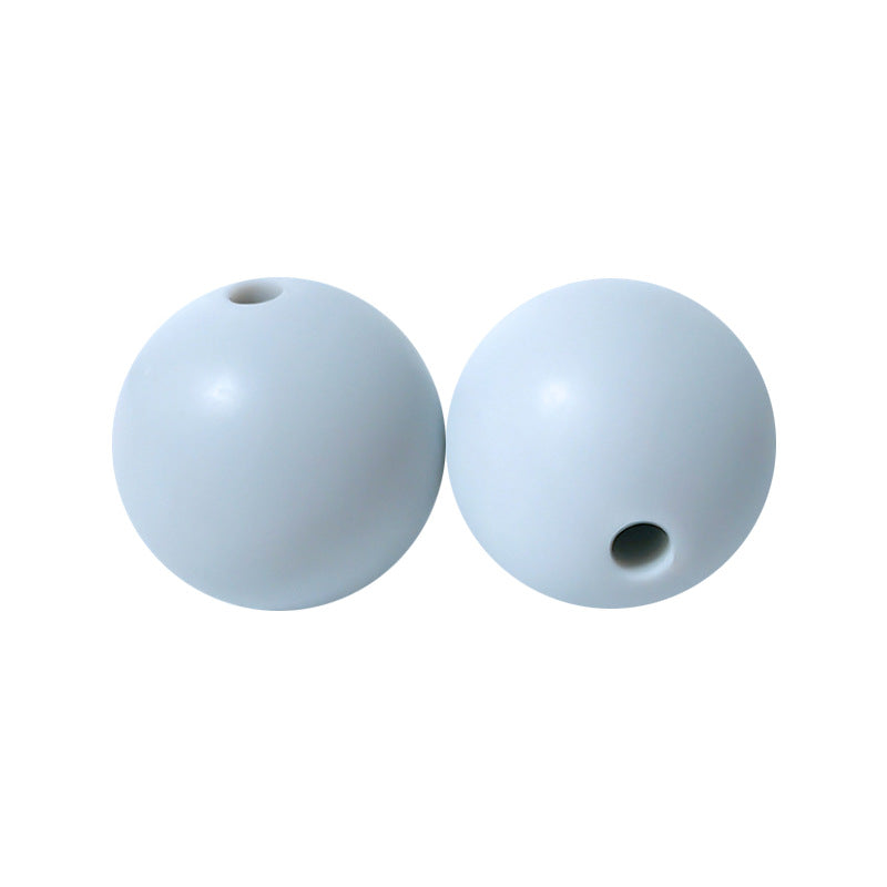 Round solid silicone beads 83