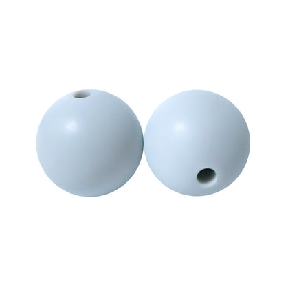Round solid silicone beads 83