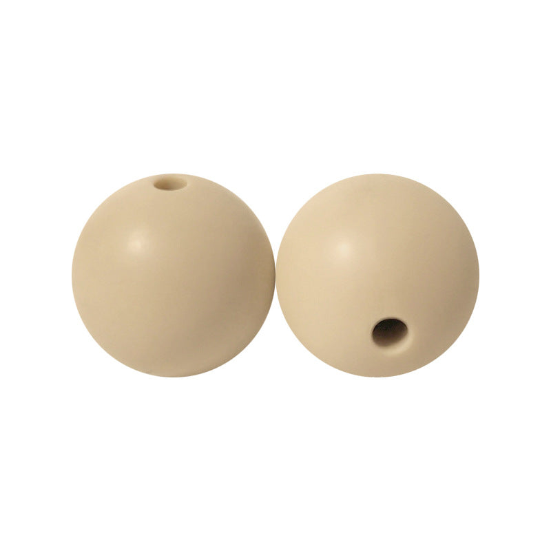 Round solid silicone beads 85