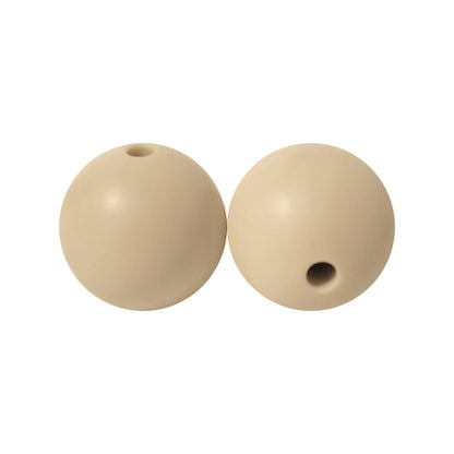 Round solid silicone beads 85