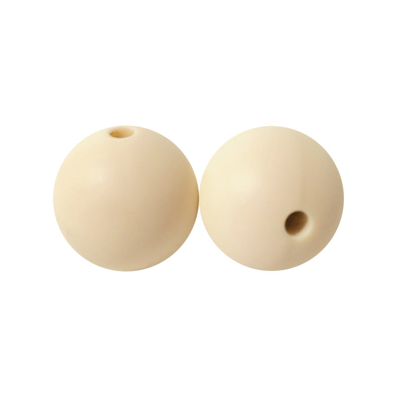 Round solid silicone beads 88