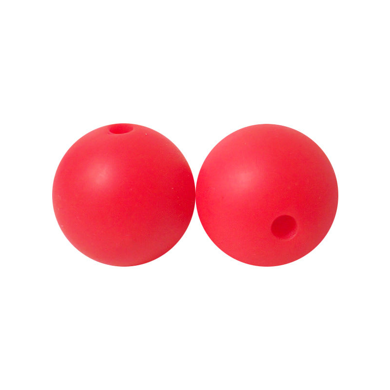 Round solid silicone beads 90