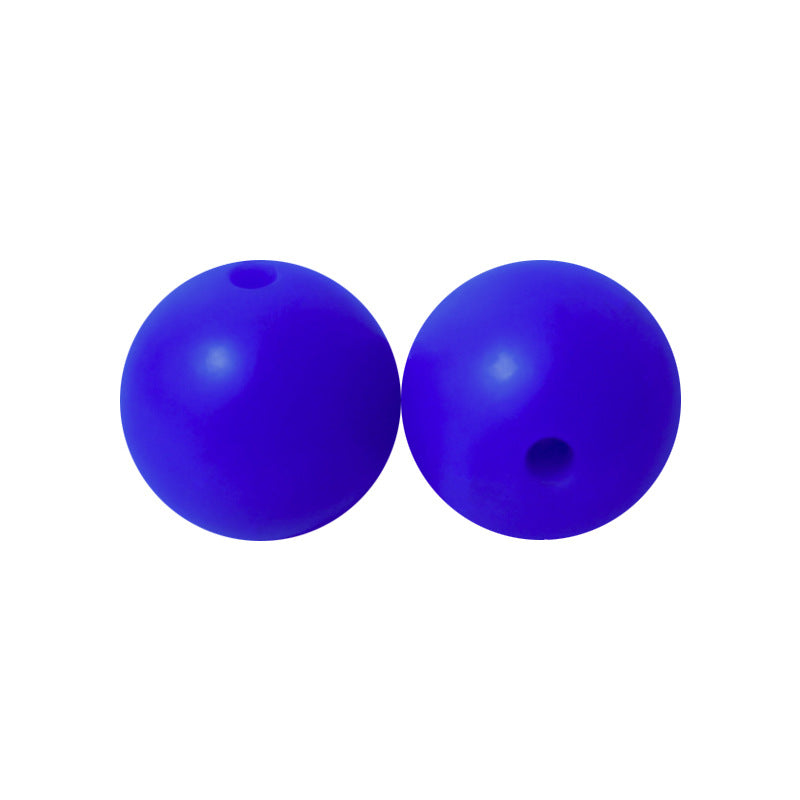 Round solid silicone beads 92
