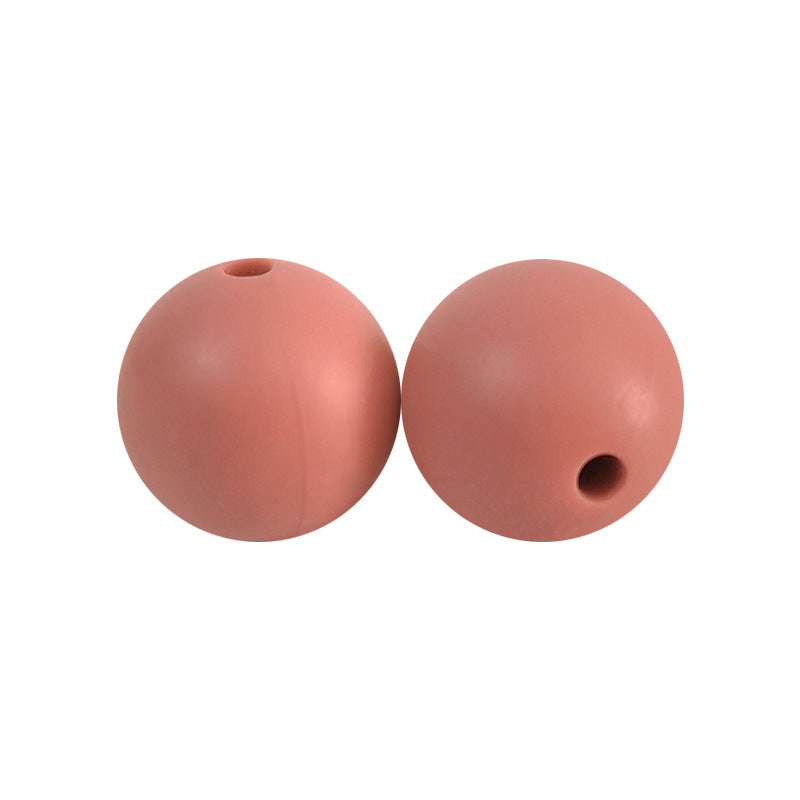 Round solid silicone beads 94