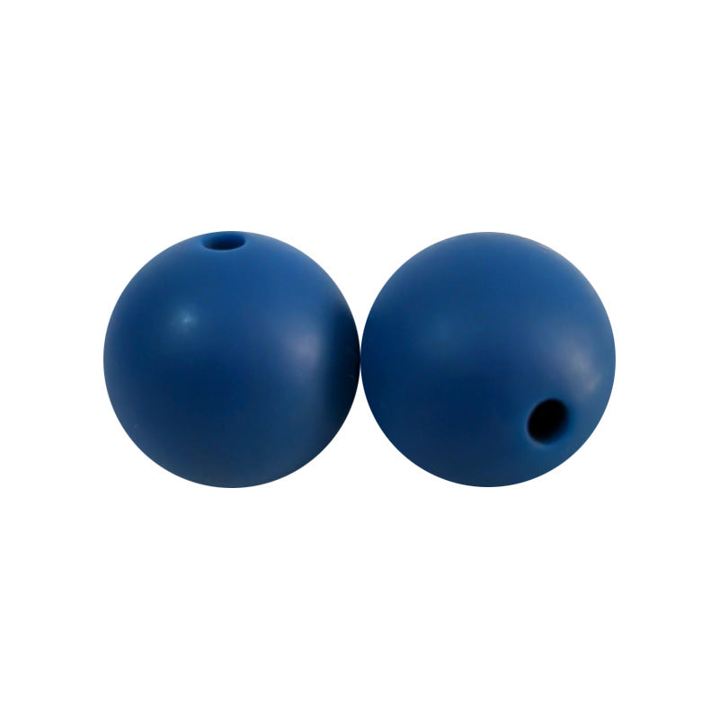 Round solid silicone beads 95