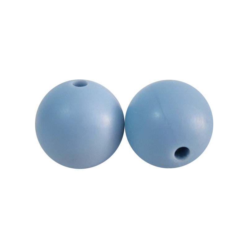 Round solid silicone beads 96