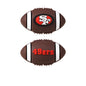 San Francisco 49ers 3D NFL Focal Beads