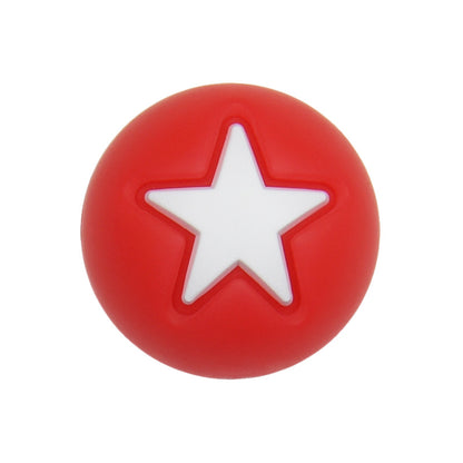 15mm Heart Silicone Beads Multi Color Layered Two Tone Matte 50pcs