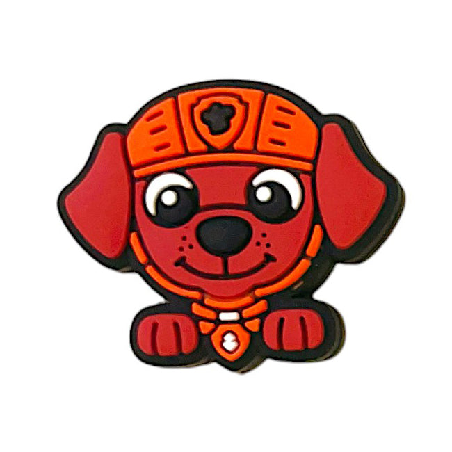 Silicone Focal Beads Paw Patrol Dog Faces 20pcs