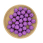 15mm Silicone Beads Crackle Printed Multi Color 50pcs 3