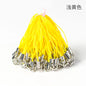 Polyester Iron Aluminum Phone Strap 58mm Colorful 100pcs 17