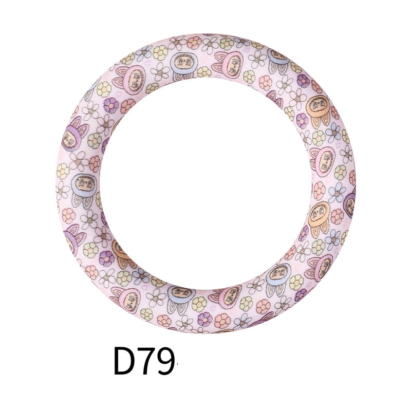 65mm Printing circular silicone rings 78
