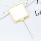 Beadable Plastic Mirrors Handheld Square