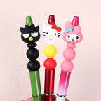 Silicone 3D Focal Beads Sanrio Avatar Smiling Faces Mixed Set 20pcs 8