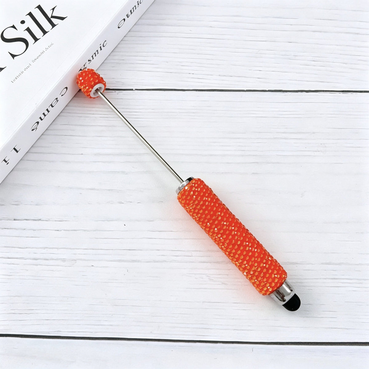 DIY Candy Color Multifunctional 3 in 1 Touch Screen Beadable Pen 10