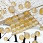 Dual Tone 8mm Round Resin Opal Beads Sparkling Glitter Finish 50pcs 12