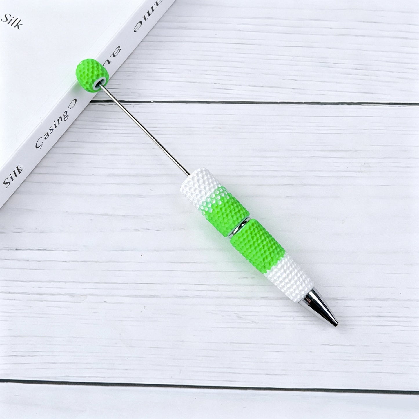 Gradient Candy Color Beadable Pen with Full Rhinestones 23
