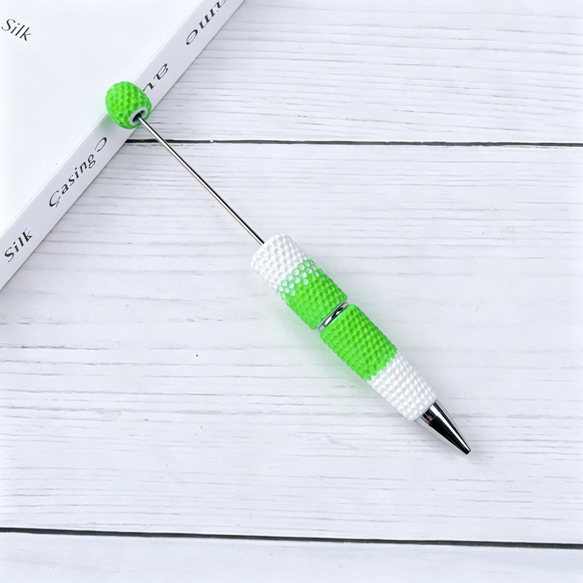 Gradient Candy Color Beadable Pen with Full Rhinestones 23