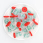 Silicone 3D Christmas Lollipop Focal Beads 20pcs 5