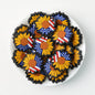 Patriotic Sunflower Silicone Focal Beads US Theme 20pcs