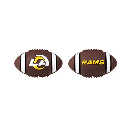Silicone 3D Focal Beads NFL Football Team Logo Textured Football Shape 9