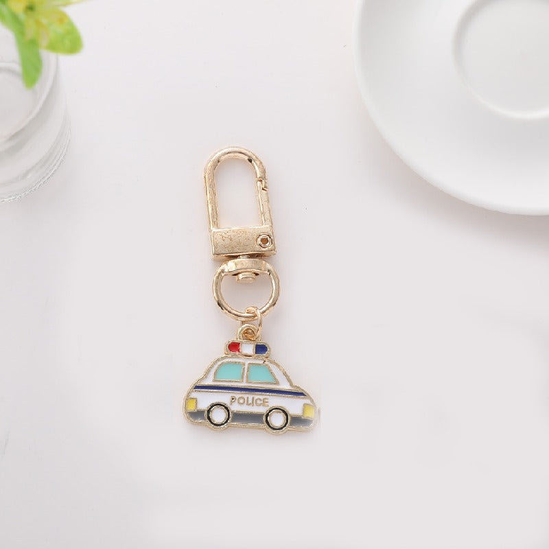 Enamel Astronaut Keychain Metal Zinc Alloy Space Theme Charm 22