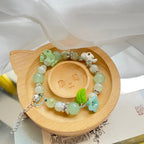 Lampwork Glass Beads Lily Flower 8mm 13mm Gilded Details 8pcs 3