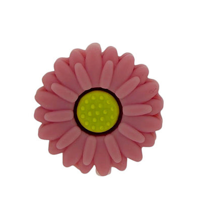 Silicone Focal Beads Daisy Sunflower Rounded Center 20pcs 30