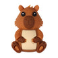 Silicone 3D Focal Beads Capybara Holding Books Flowers Turtles 20pcs 12
