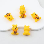 Silicone 3D Focal Beads Honey Winnie the Pooh Cheerful Bear Honey Pot - 1 piece