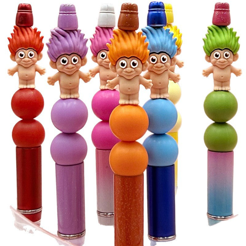 Silicone 3D Troll Focal Beads Playful Character 20pcs 5