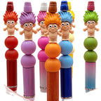 Silicone 3D Troll Focal Beads Playful Character 20pcs 5