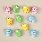 Silicone 3D Focal Beads Reptile Salamander Chameleon Expressive Eyes 20pcs 4
