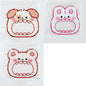 Zip Lock Bags PE Plastic Animal Print Big Mouth Design 11x11cm 10pcs 6