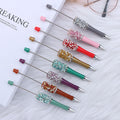 Beadable Pens with Pearl Rhinestone Decorations Colorful 3
