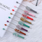 Beadable Pens with Pearl Rhinestone Decorations Colorful 3