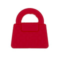 Red Handbags Silicone Focal Beads 20pcs